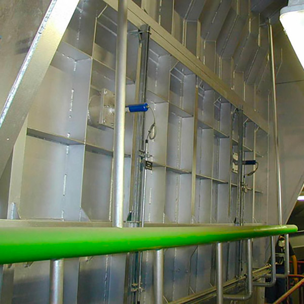 Level-detection-of-derived-fuels-in-a-waste-chute