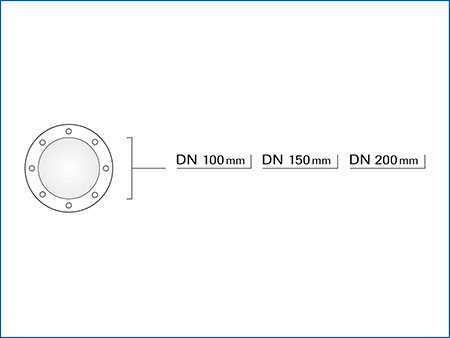 maxxflow medición dimensiones proceso sólidos